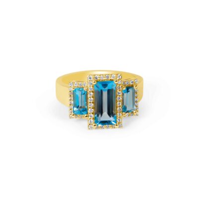 Diamond Ring | 0.31 Carats | 18K Yellow Gold | Panos Melekkis Jewellery, Limassol Cyprus