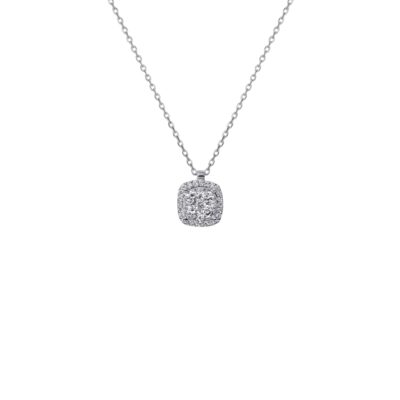 Diamond Necklace | 0.44 Carats | 18K White Gold | Panos Melekkis Jewellery, Limassol Cyprus