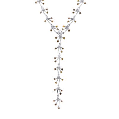 Diamond Necklace | 3.36 Carats | 18K White Gold | Panos Melekkis Jewellery, Limassol Cyprus