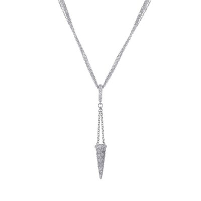 Diamond Pendant | 0.72 Carats | 18K White Gold | Panos Melekkis Jewellery, Limassol Cyprus