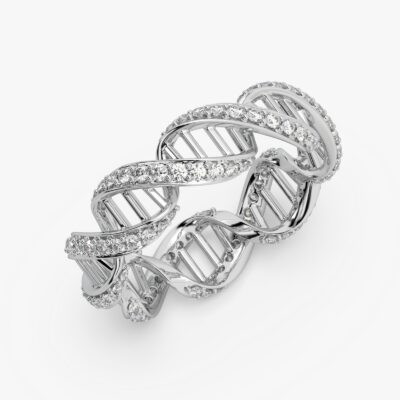 Quantum Love Ring with Diamonds