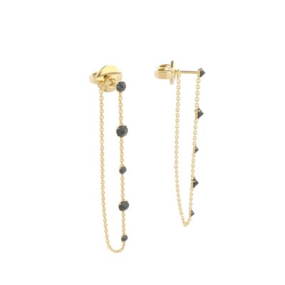 Back in Black Earrings