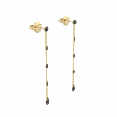 Back in Black Earrings