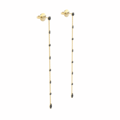 Back in Black Earrings