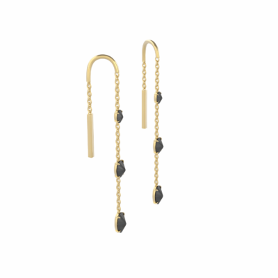 Back in Black Earrings