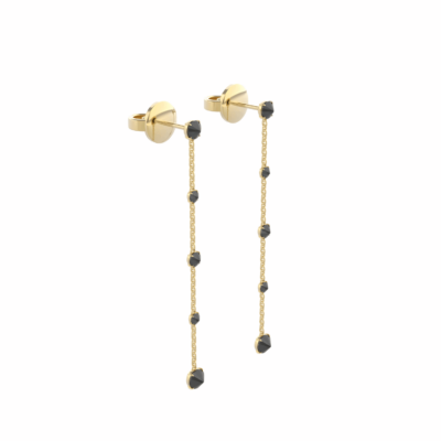 Back in Black Earrings