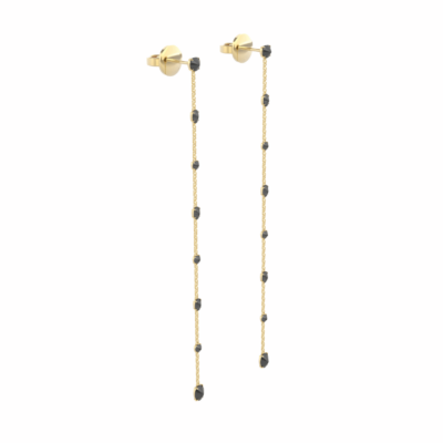 Back in Black Earrings