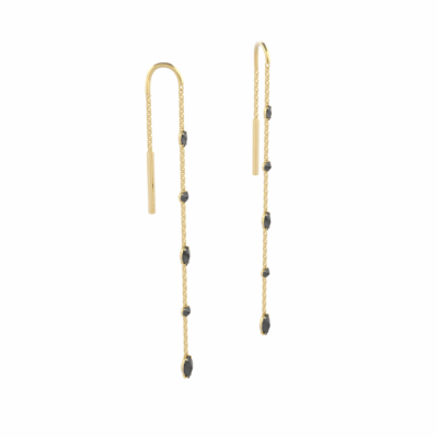 Back in Black Earrings