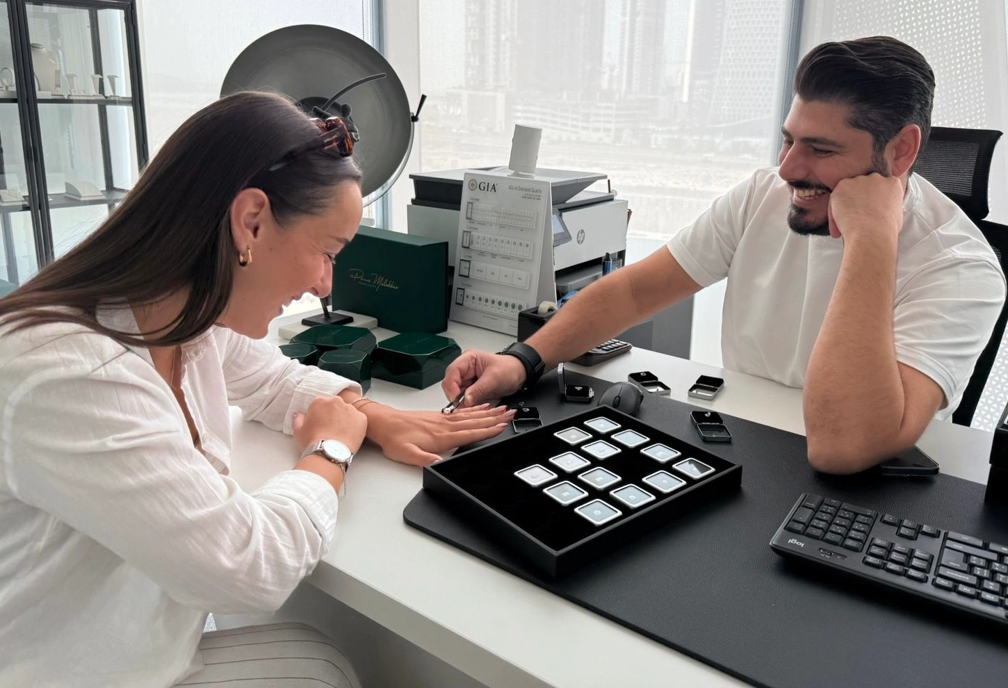 Choosing diamonds