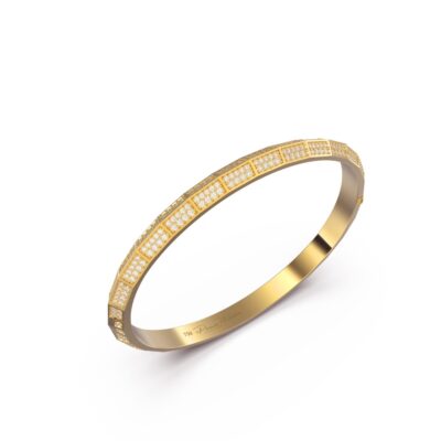 New Empire Collection Bracelet in Rose, White and Yellow Gold with Diamonds