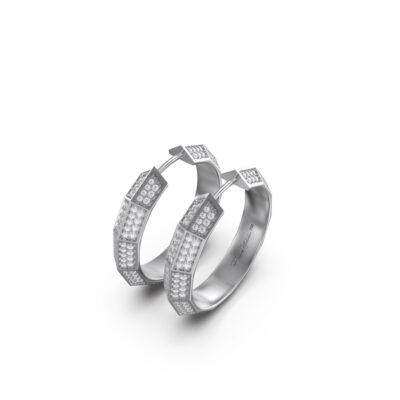 New Empire Collection Earrings in Rose, Yellow and White Gold with Diamonds