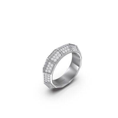 New Empire Collection Ring in White, Rose and Yellow gold with Diamonds