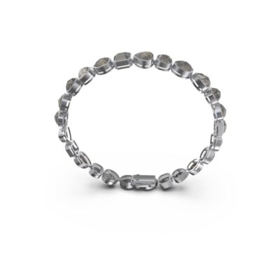 18k Gold Bracelet with Rough Diamonds